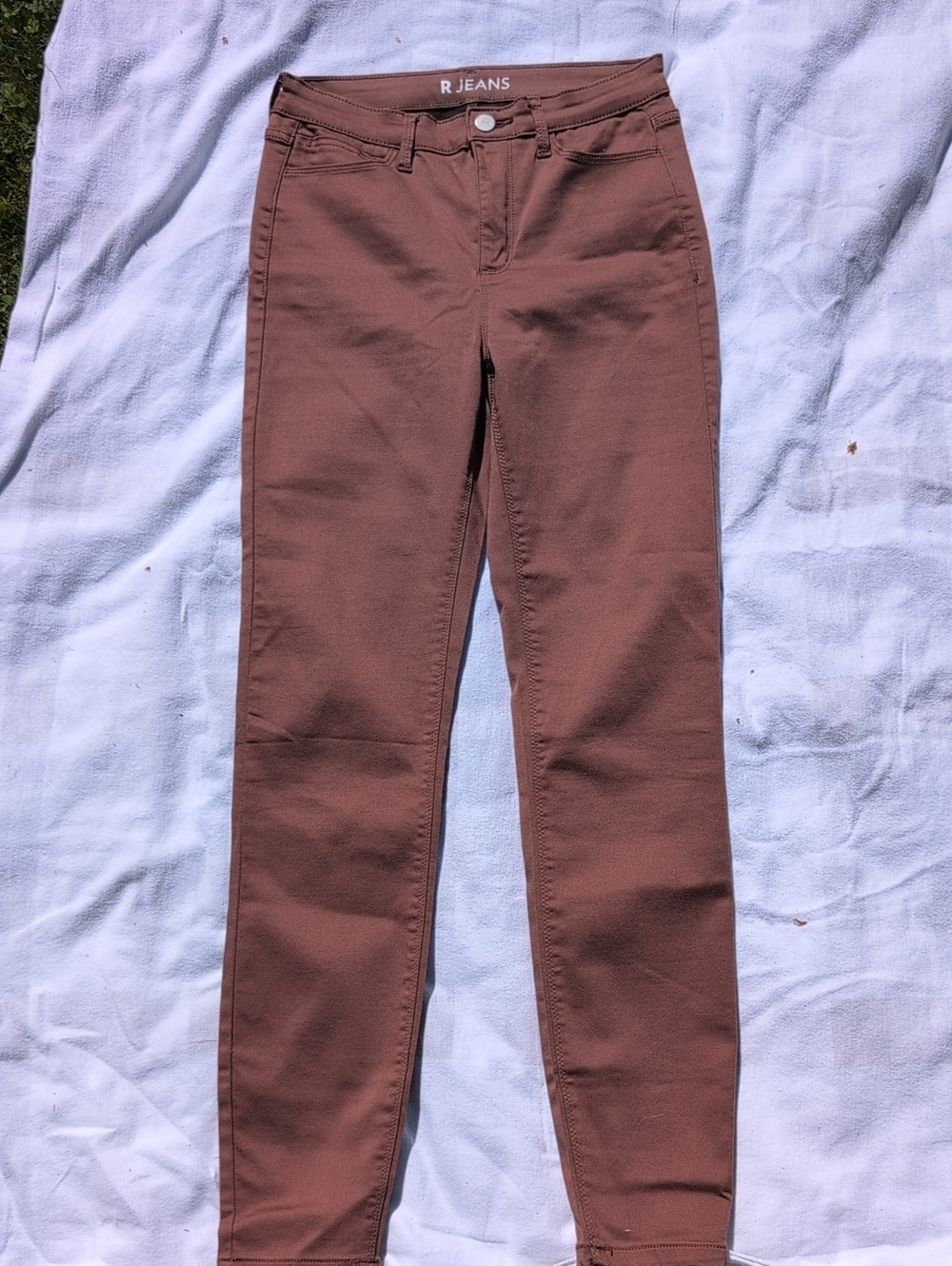 Reitmans Skinny Jeans in Brown Sz 27 Tall